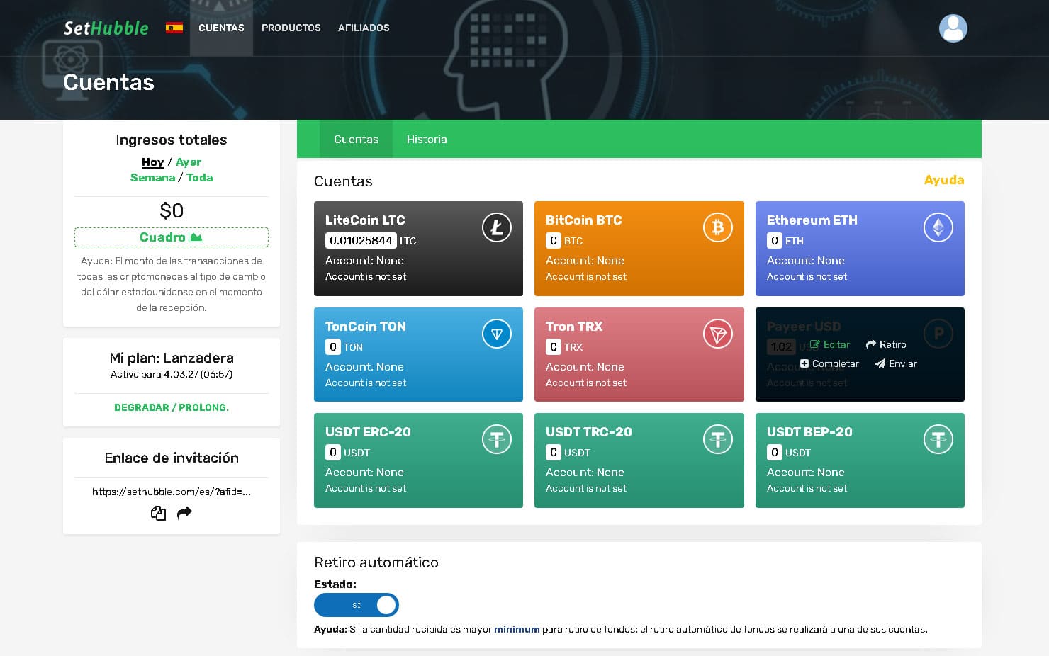 Oficina Multimoneda Sistema Cripto Multimoneda